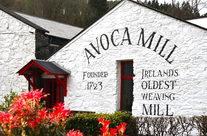 Woolen mill of Avoca Mill in Ireland.