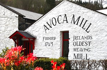 Woolen mill of Avoca Mill in Ireland.