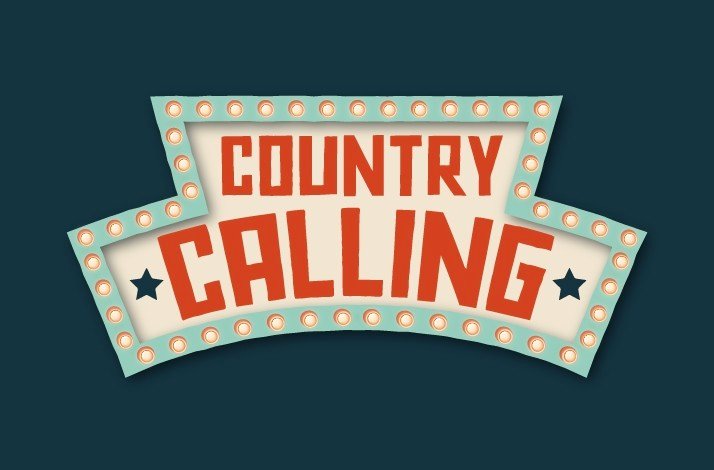 Promotional poster for Country Calling festival.
