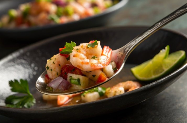 Peruvian dish cooked at a CocuSocial cooking class.