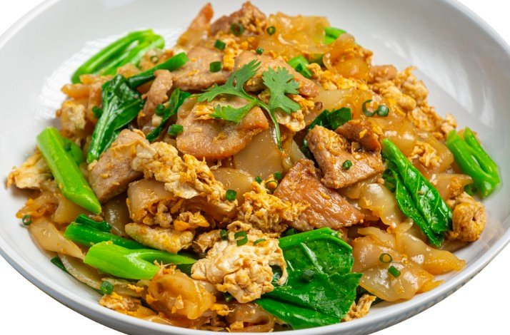 A close shot of a traditional Thai dish.