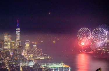 Firework views from Edge skyline.