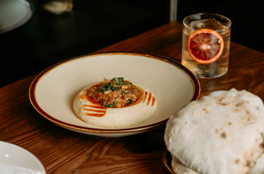 Collaborative dish by JP El Tom and Tom Sarafian at Zareh in Melbourne.