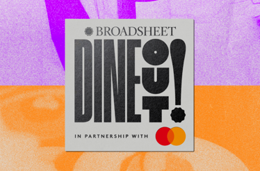 Dine Out poster for Broadsheet.