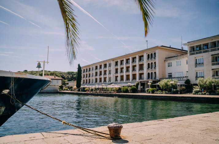 Hotel Neptun located in the Brijuni National Park, Croatia.