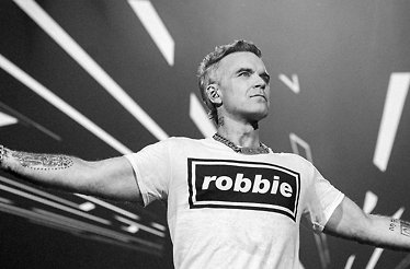 Promotional poster for Robbie Williams