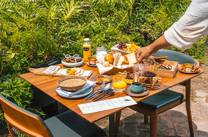 Dishes from the brunch menu curated by Chef Onildo Rocha served at NOTIÊ Restaurante.