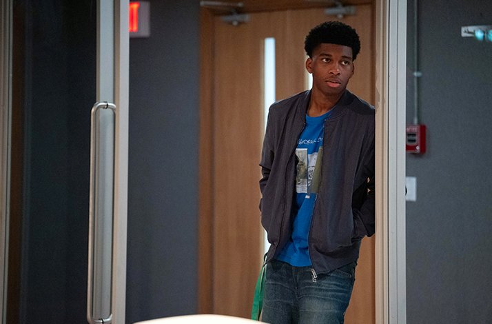 A view from the play Donmar Warehouse - Mass.