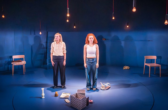 Actors performing Evening All Afternoon at London's Donmar Warehouse in Covent Garden