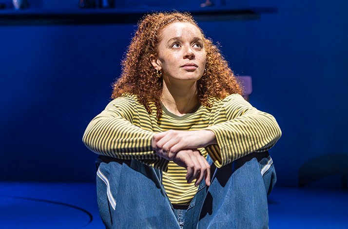 Erin Kellyman performing the role of Delilah in Evening All Afternoon at London's Donmar Warehouse in Covent Garden