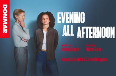 Promotional poster for the ‘Evening All Afternoon’ play at London's Donmar Warehouse.