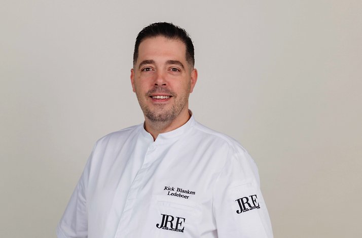 Rick Blanken, the owner and patron cuisinier of Restaurant Ledeboer.