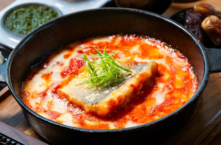 A fish dish with sauce from Ramadan set men served at Hoe Lee Kow.