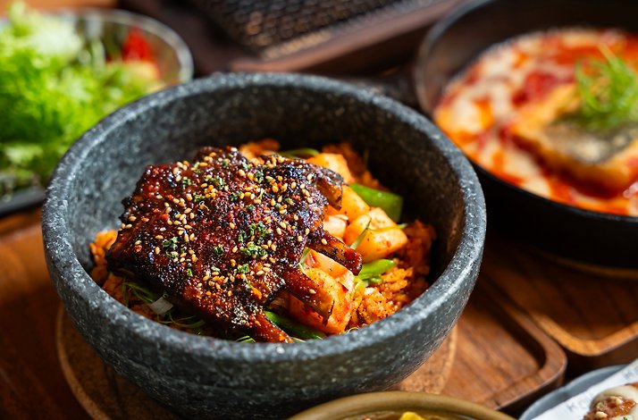 Lamb bibimbap from Ramadan set menu served at Hoe Lee Kow.