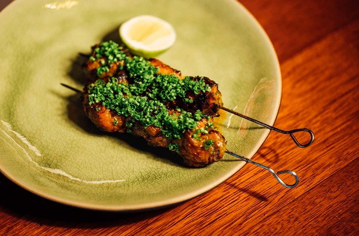 Skewers served at Communal Table by Gen.