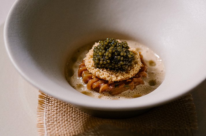 A dish served at Atelier restaurant.