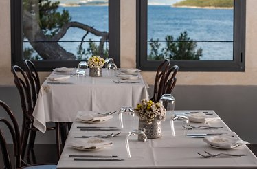 Dining area of the LD Korčula Restaurant.