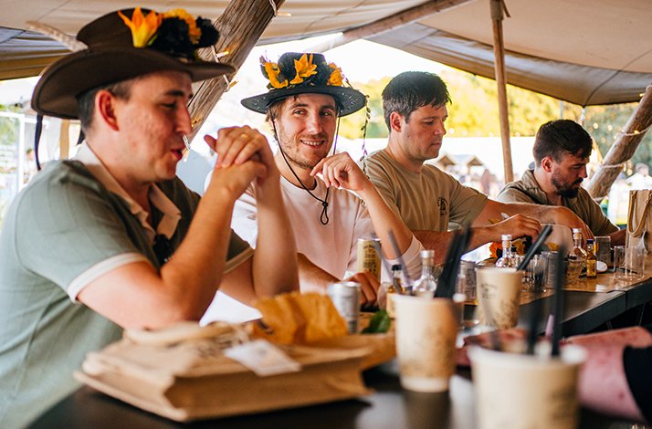 Group of participants gathered for the cocktail‑making workshop.