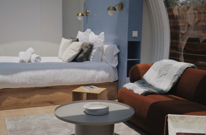 Soak up natural luxury on a sustainability-focused getaway in Córdoba: In Córdoba, Spain Interior of the junior suite at  La Dehesa Experiences