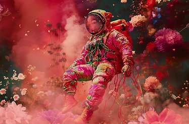 A scene from the speculative exhibition In Other Worlds by artist and filmmaker Liam Young