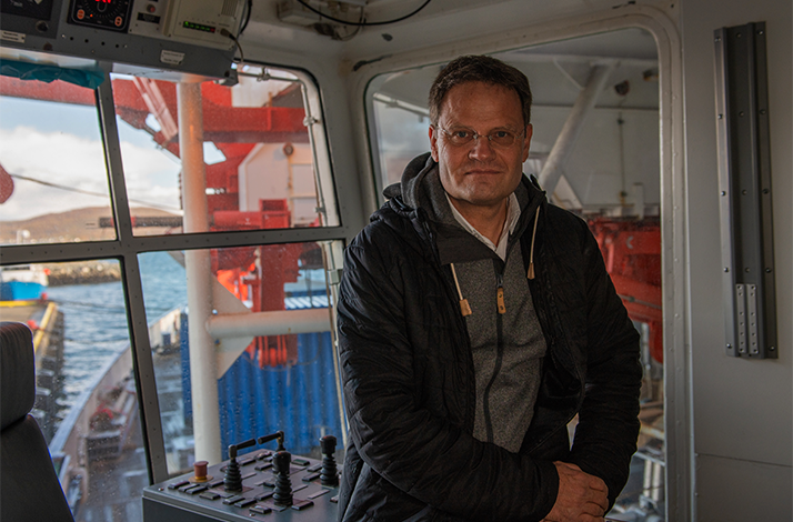 A portrait of Professor Markus Rex, a renowned climate researcher.