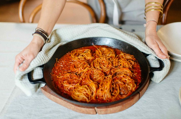Pasta made by Chef Natalia Landeros at Cocina Sobremesa HAVRE. 