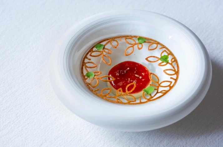 A dish served in Da Terra restaurant.