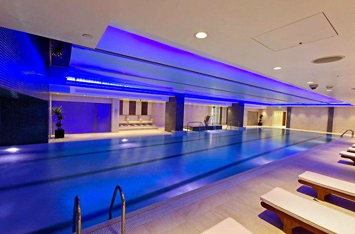 Panoramic view of swimming pool at Rena Spa