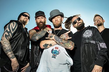 Promotional poster for Five Finger Death Punch: 20th Anniversary World Tour