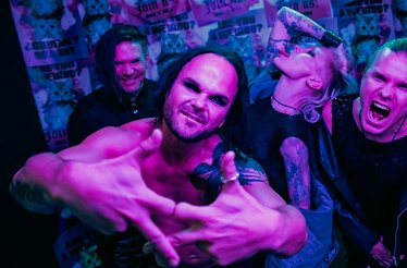 Promotional poster of band The Rasmus.