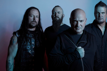 Promotional poster for Disturbed The Sickness and amp the Greatest Hits.