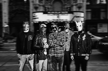 Promotional poster for Hollywood Undead.