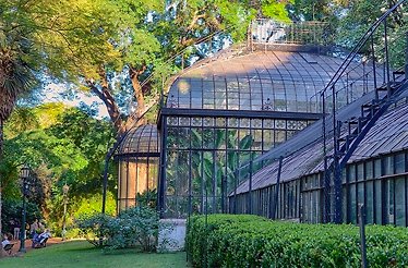 Greenhouse at the Carlos Thays Botanical Garden  