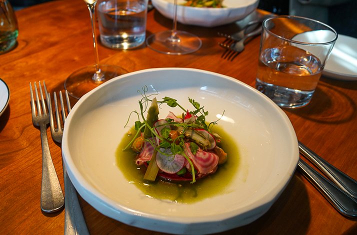 Off-menu dish at a Munich restaurant, part of Bianca Murthy's curated dining experience.