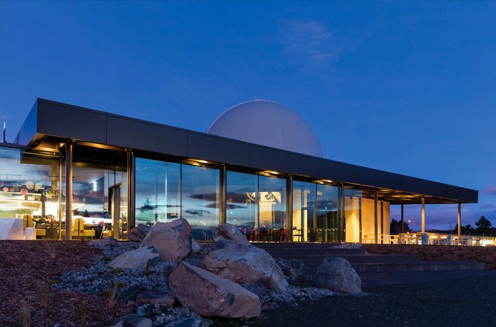 Exterior of Dark Sky Diner