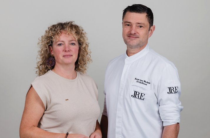 Chef Monique Korteschiel and chef Kars van Wechem.