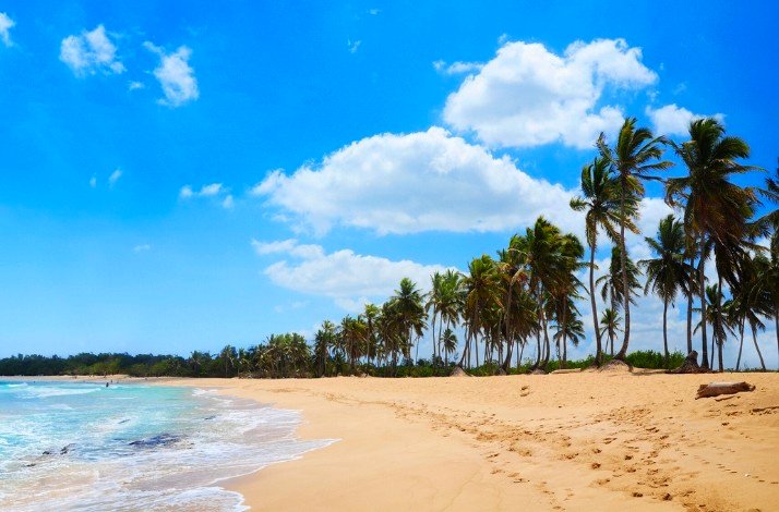 A view of Macao Beach in Punta Cana, Dominican Republic