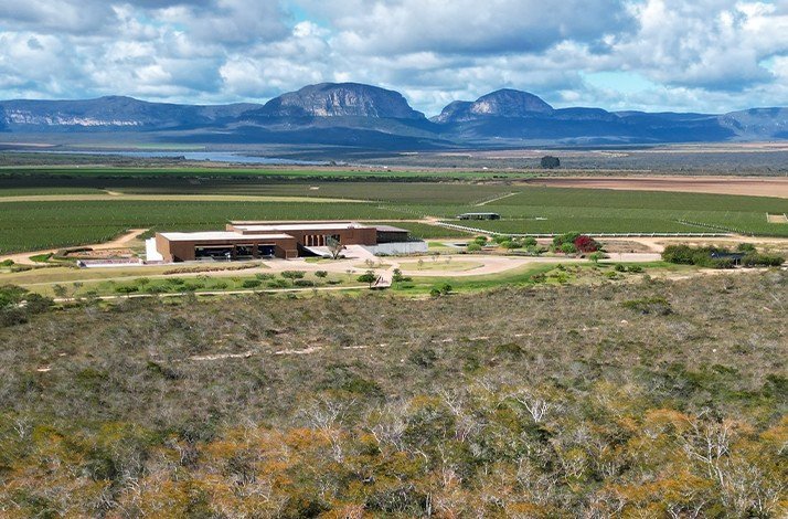 view of  Vinícola UVVA from far.