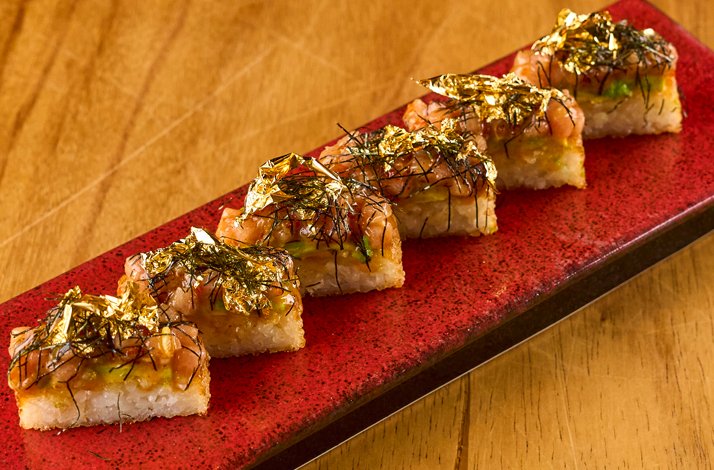 Sushi rolls from 99 Sushi Bar & Restaurant Dubai.