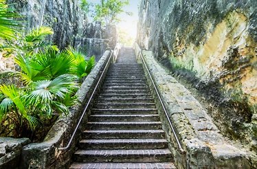 Queens staircase in Nassau, Bahamas