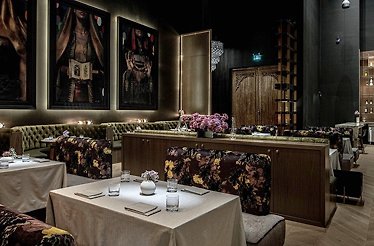 A view of the cozy interior at the DaNico.