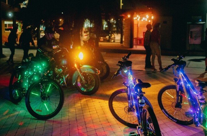 E bikes available for rent at  Stezo E Bike Tours and Rentals