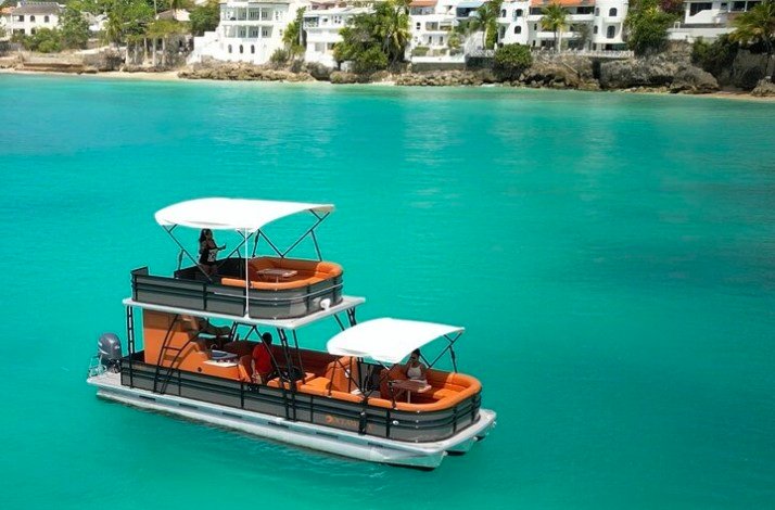 Luxury double-decker catamaran