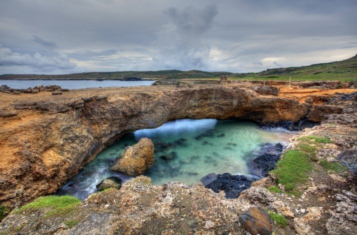 Natural Bridge in Aruba.