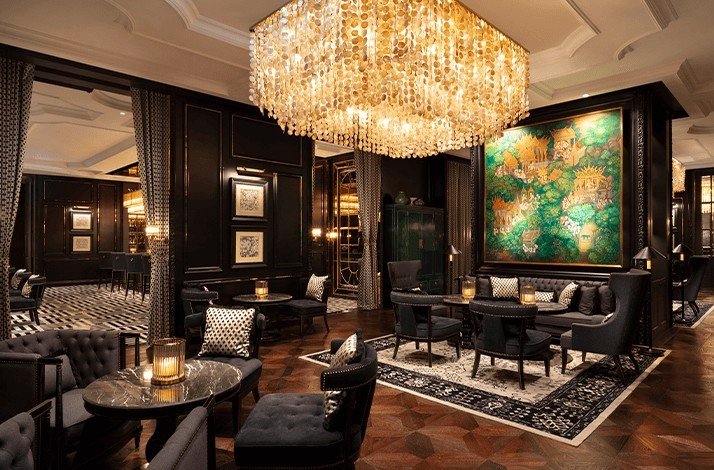 Sitting area of the Firefly bar
