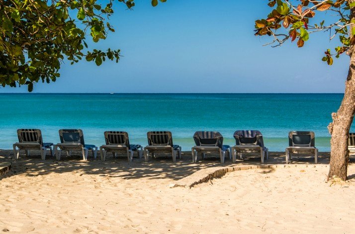 World-famous Seven Mile Beach.