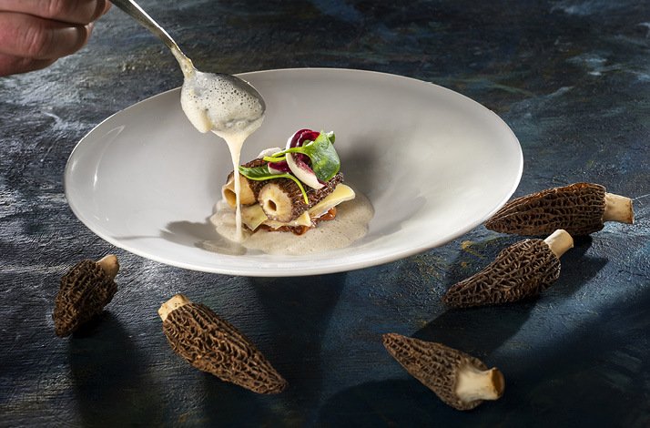 A close view of the dish.