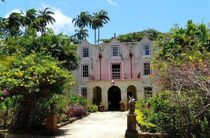 The exterior of St. Nicholas Abbey in Barbados