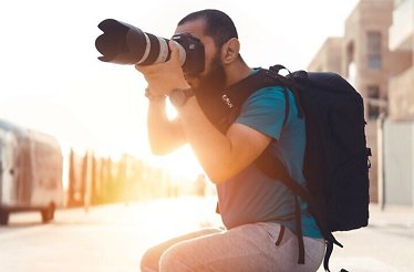 Local photographer capturing moments in the Munich streets.