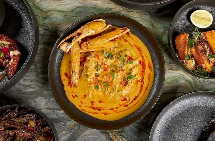 One of the dishes at Tatiana by Kwame Onwuachi is the best restaurant in New York.